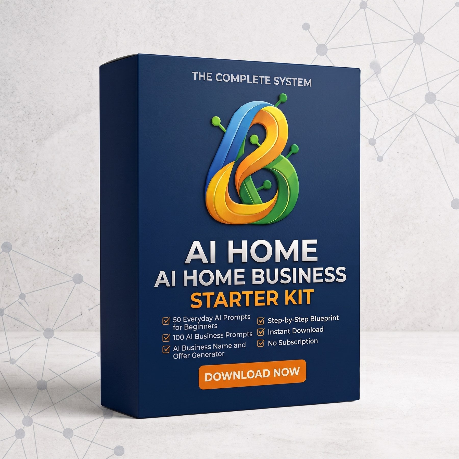 AI Home Business Starter Kit digital product box